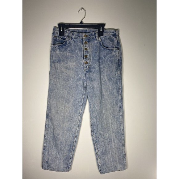 Lee Vintage Jeans.  Acid Wash.‎  Button Fly.  36x26.  90s - Picture 2 of 12